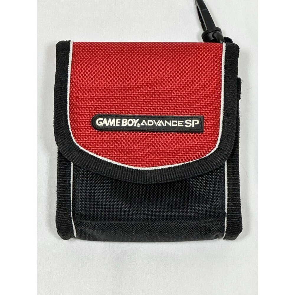 Official Genuine Nintendo Game Boy Advance SP System Soft Carry Travel Case Red